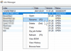 Job manager can shorten file names
