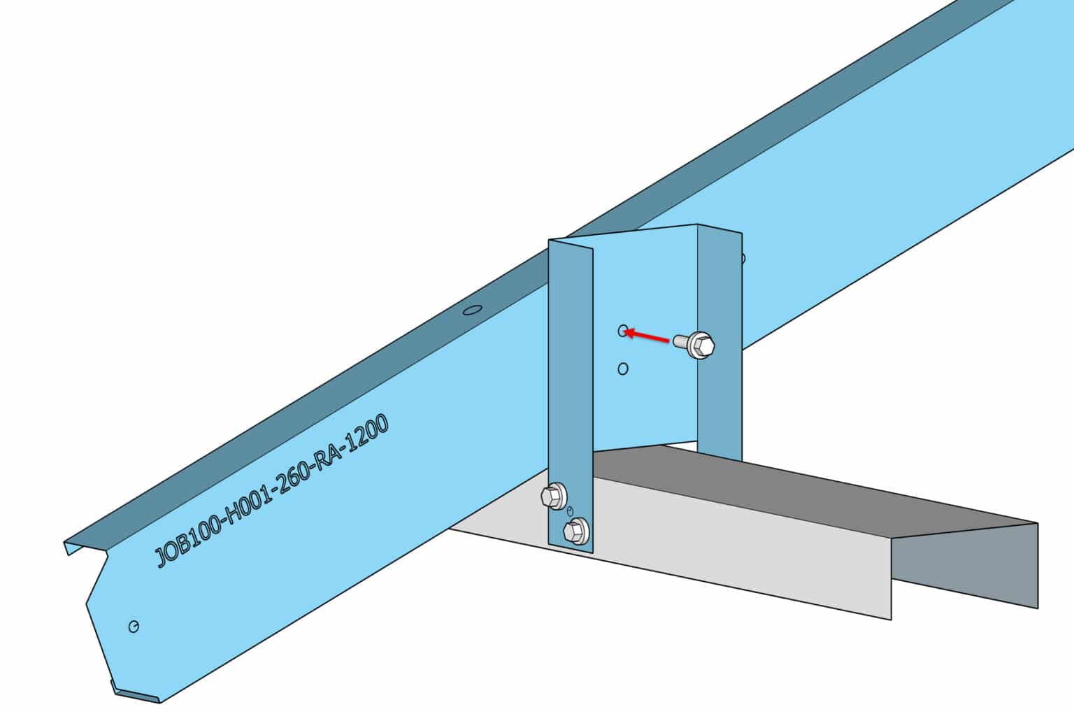 Column Rafter Eaves Constructing Hip Roofs with Light Gauge Steel