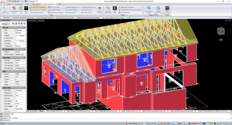 Screenshot of ENDUROCADD® NX software version 2.0