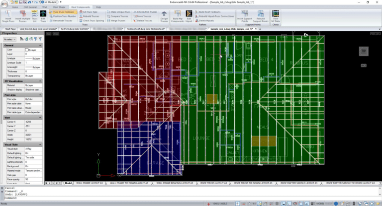 Screenshot of ENDUROCADD® NX software version 2.0